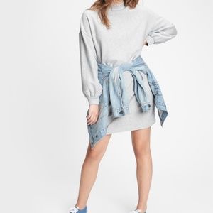 NWT Gap Lurex Crewneck Sweatshirt Dress